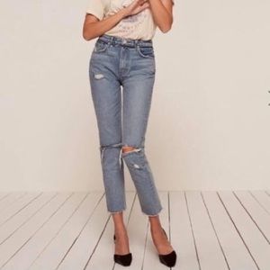 Reformation Julia cigarette jeans 27